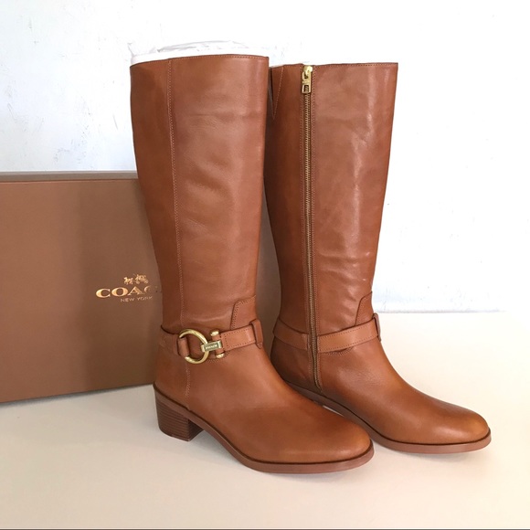 NEW Coach Carolina Knee High Riding Boot - Picture 1 of 8